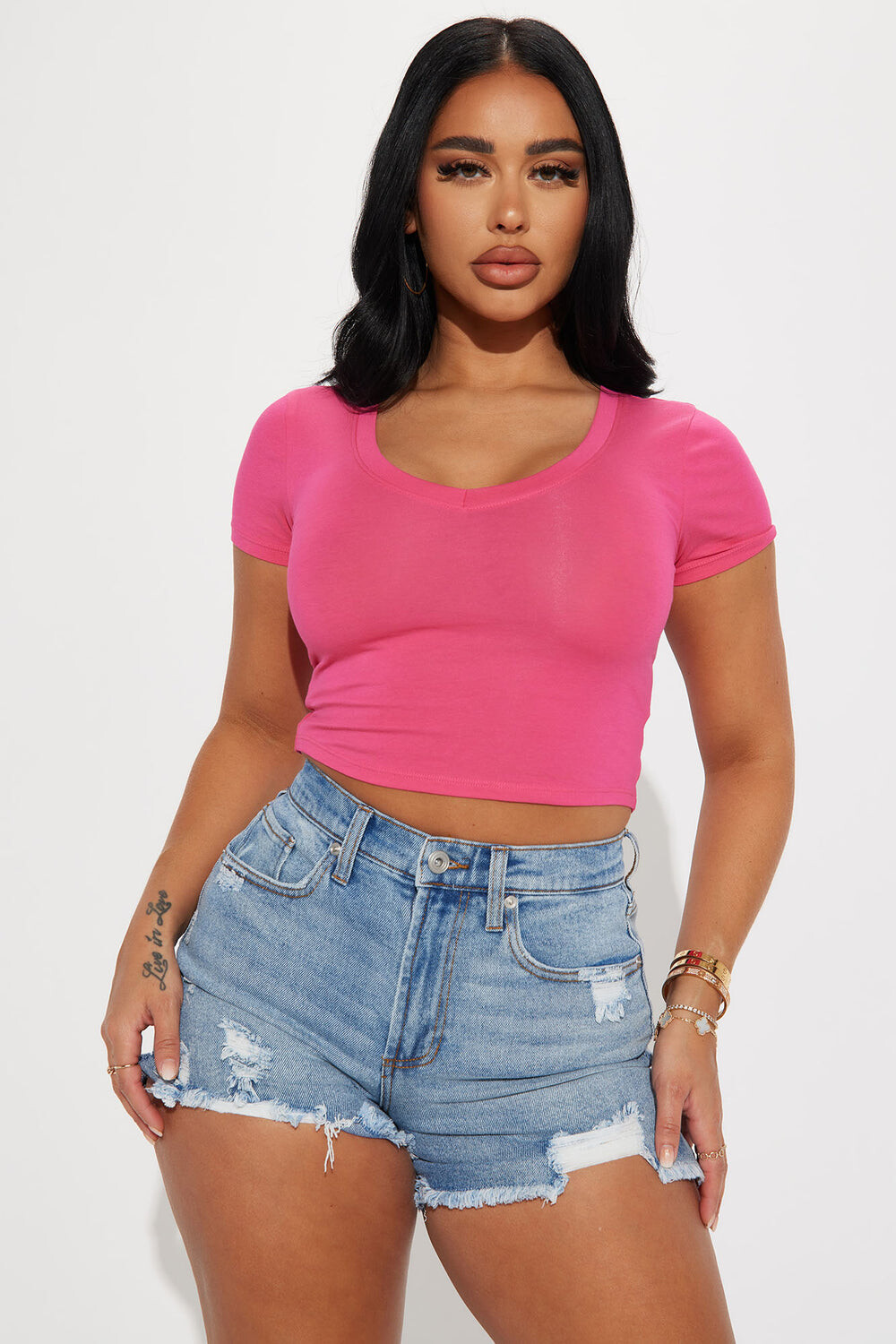 

Топ Fashion Nova RT63221, фуксия