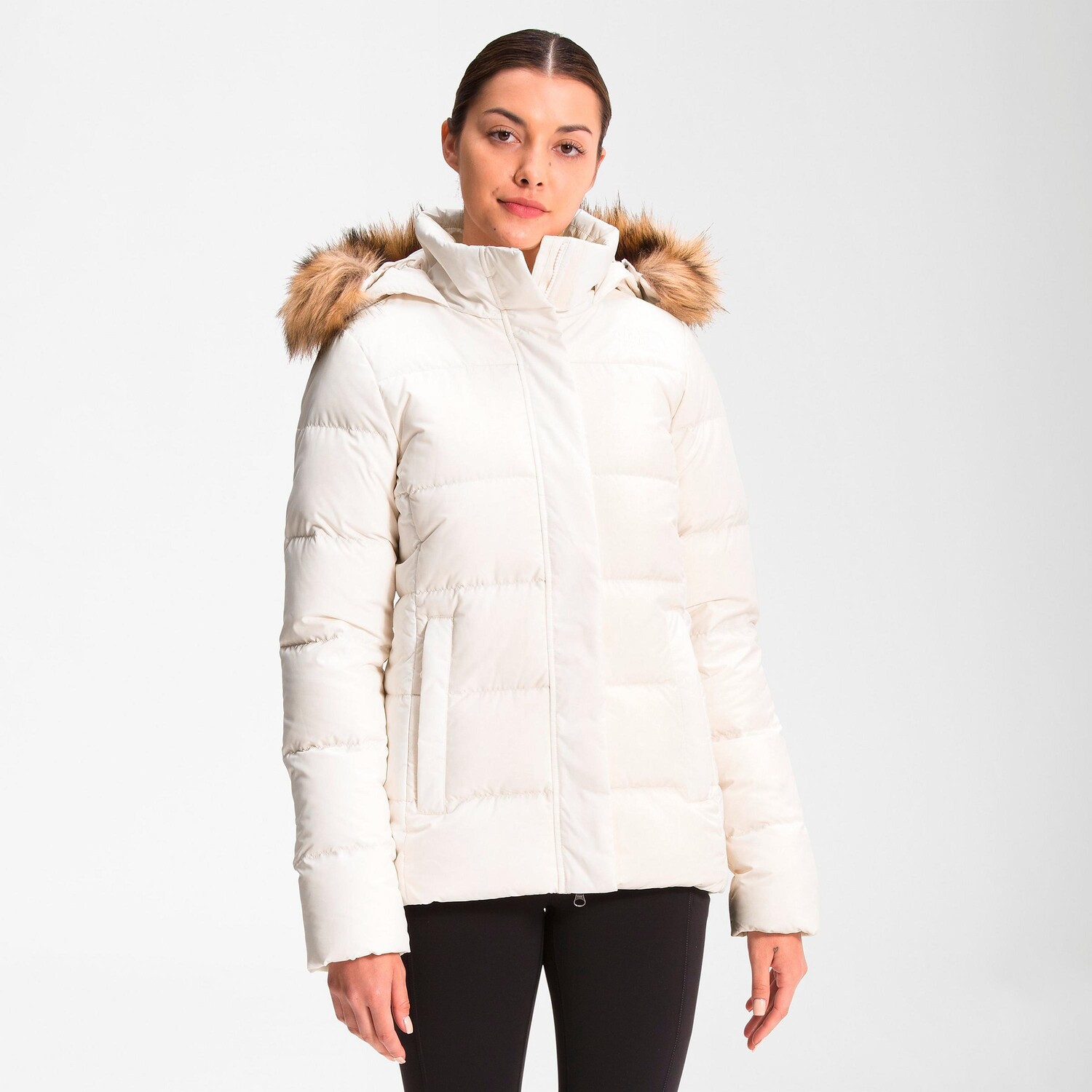 

Женская куртка The North Face Gotham с молнией во всю длину, белый