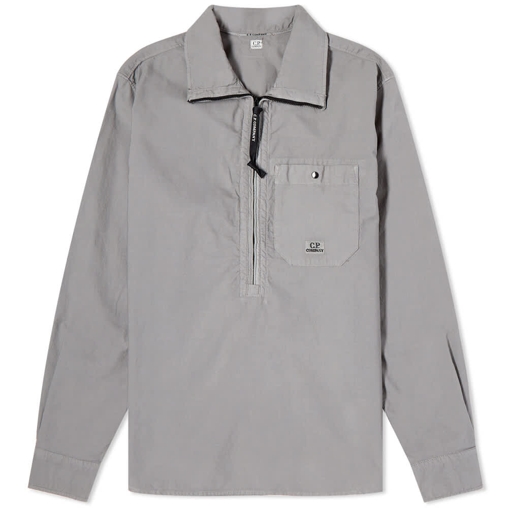 

Джемпер CP Company Garment Dyed Quarterzip, Серый