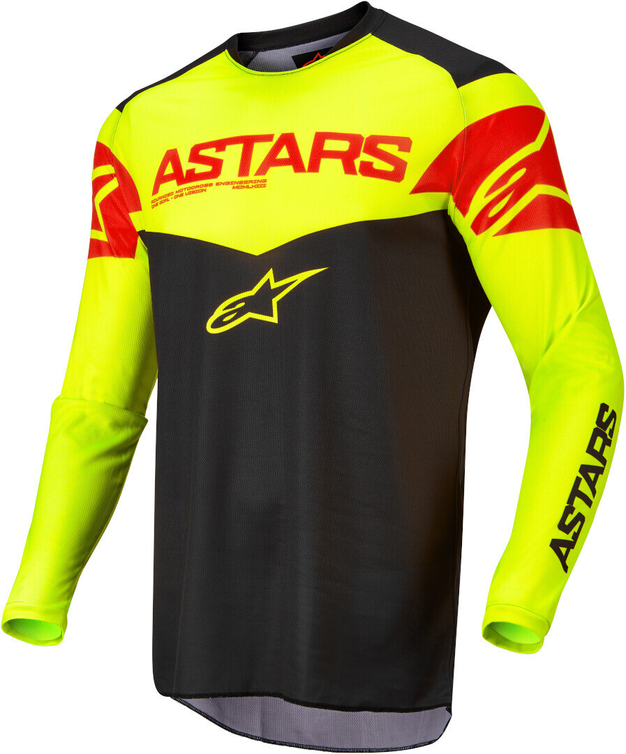 

Мотокросс джерси Alpinestars Fluid Tripple, черный/красный/желтый