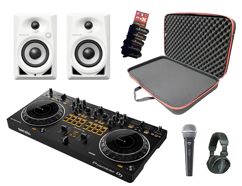 Комплект Pioneer DJ DDJ-REV1 Ultimate Scratch Starter Combo K-REV1-DM40W-SV100-HP550-DJ dj bag k max