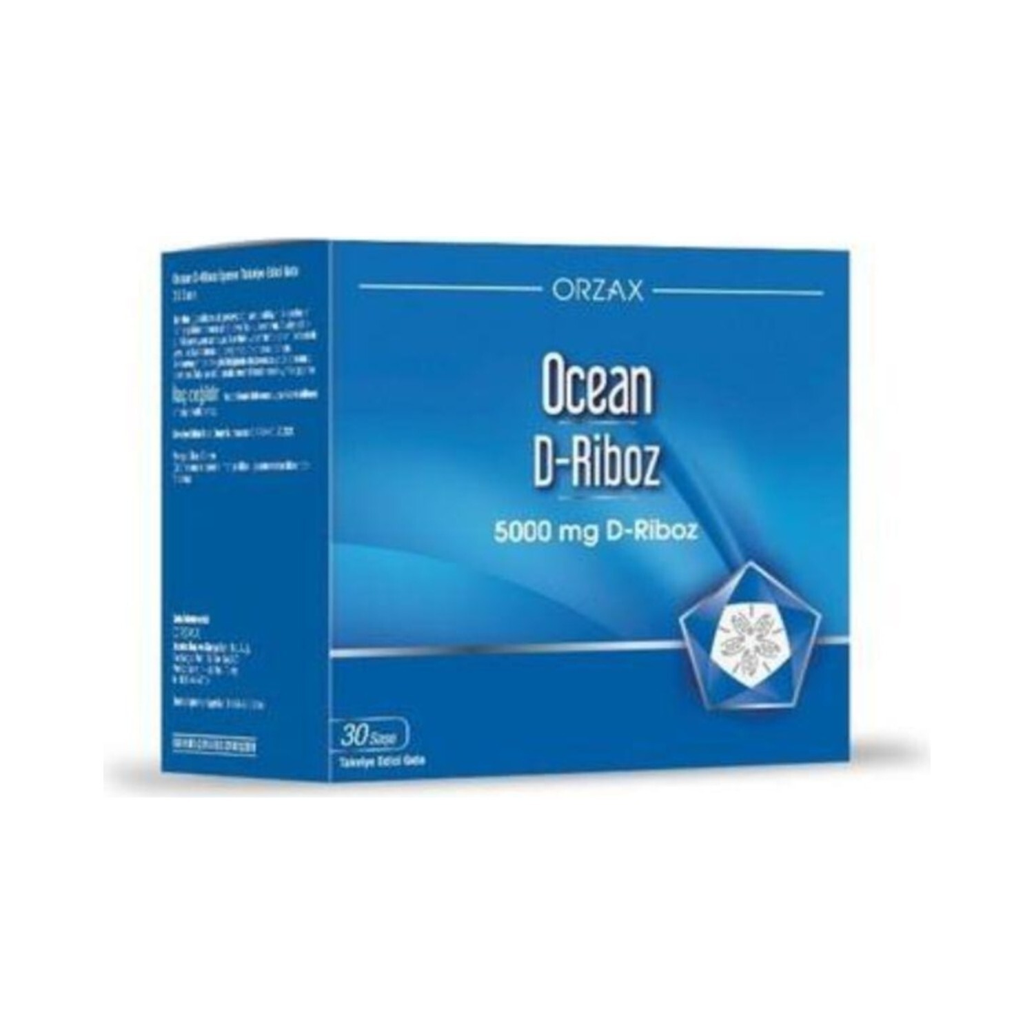 

Активная добавка Ocean D-Ribose 30 Sase, 5000 мг
