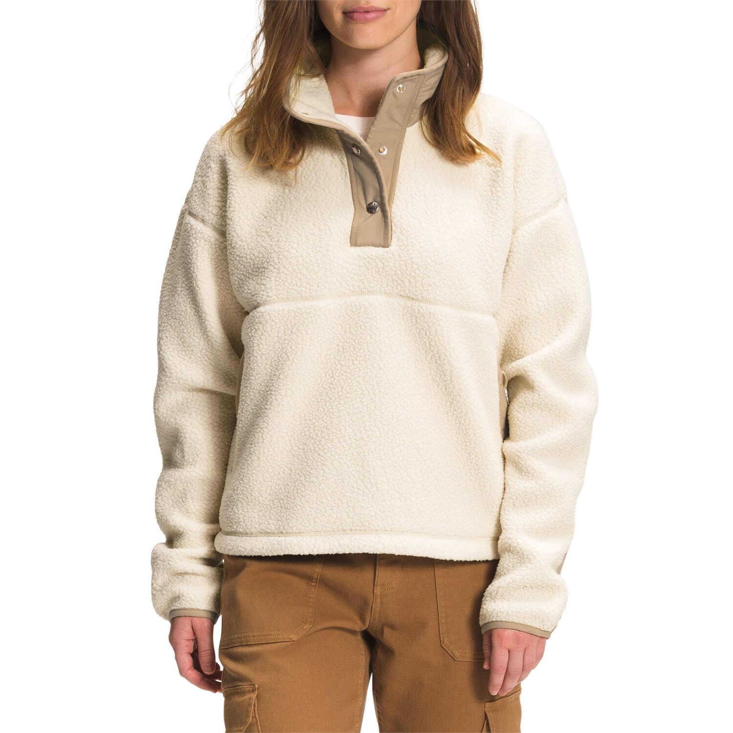 

The North Face Cragmont 1/4 Snap Fleece - Женские, bleached sand