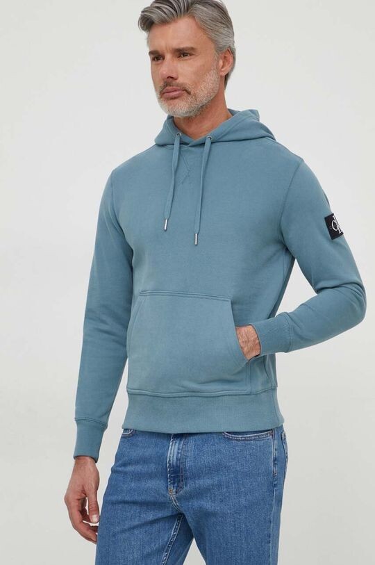 

Хлопковая толстовка Calvin Klein Jeans, синий