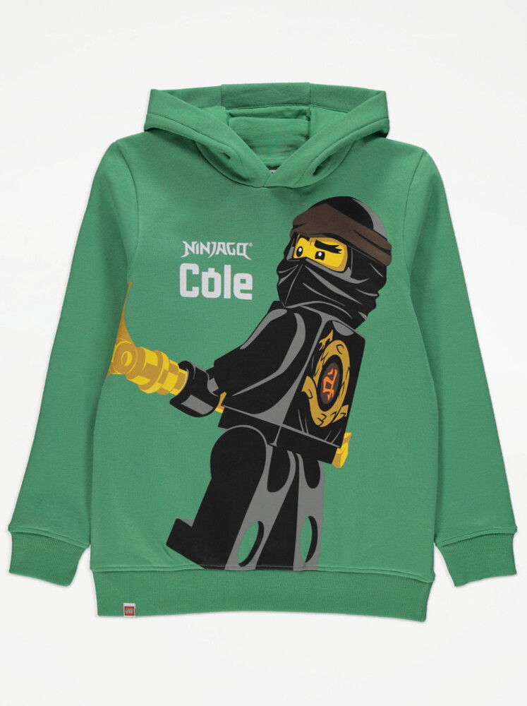 

Толстовка с зеленым изображением Коула LEGO Ninjago George., зеленый
