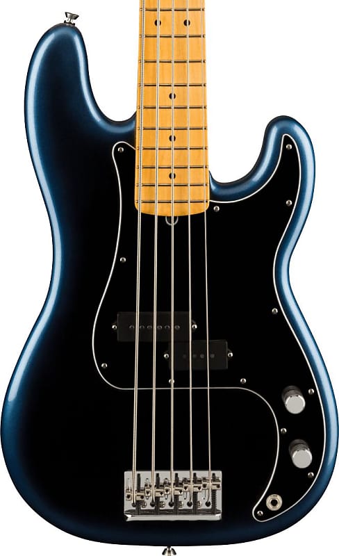 Fender American Professional II Precision Bass V - Dark Night с кленовой накладкой 0193962761 - фото