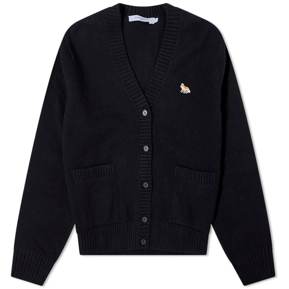 

Джемпер Maison Kitsuné Baby Fox Patch Boxy Cardigan, Черный