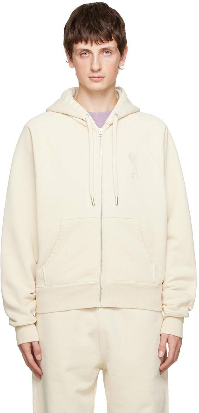 

Худи Off-White Ami de Cœur AMI Alexandre Mattiussi, Белый
