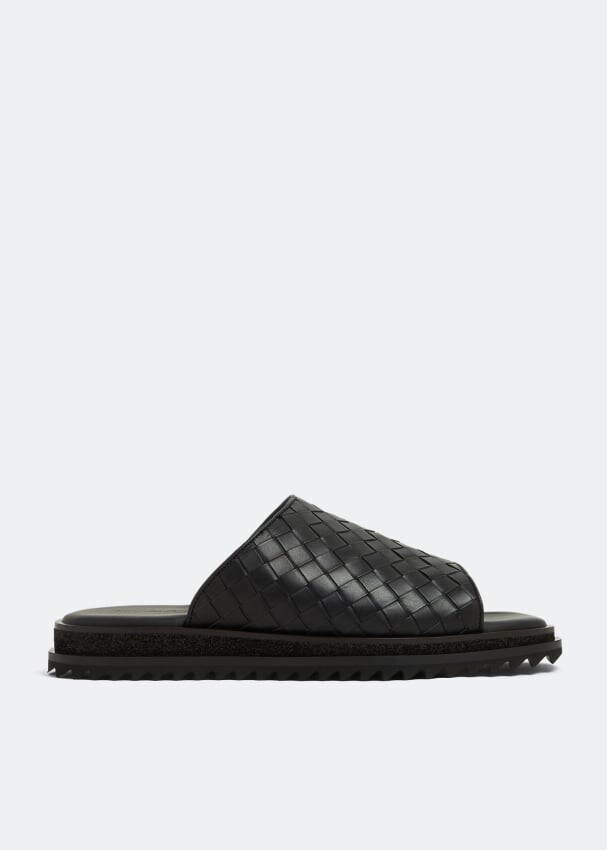 

Сандалии BARRETT Leather woven sandals, черный