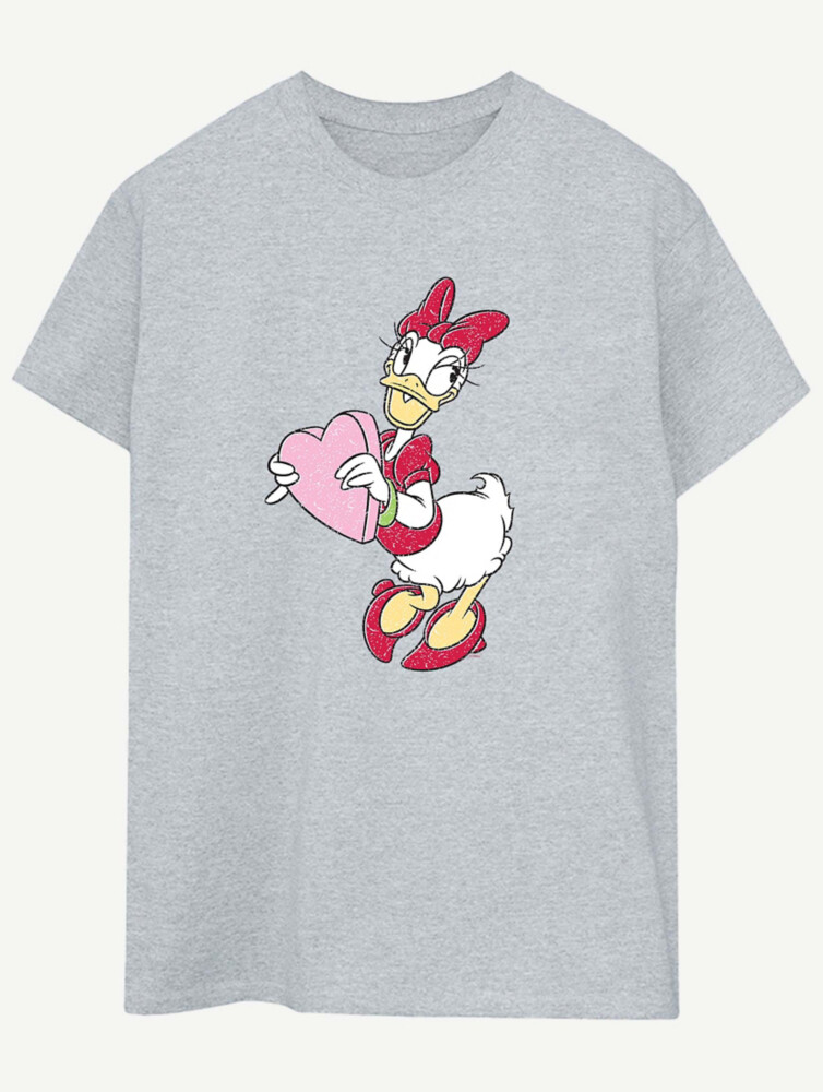 

Серая футболка бойфренда NW2 Disney Daisy Duck Heart George., серый