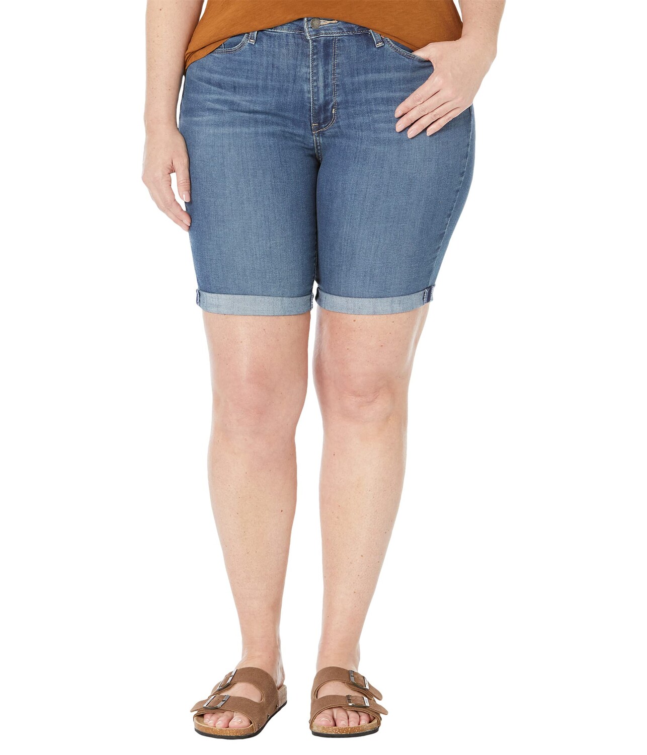 

Шорты Signature by Levi Strauss & Co. Gold Label, Mid-Rise Skinny Skinny Shorts