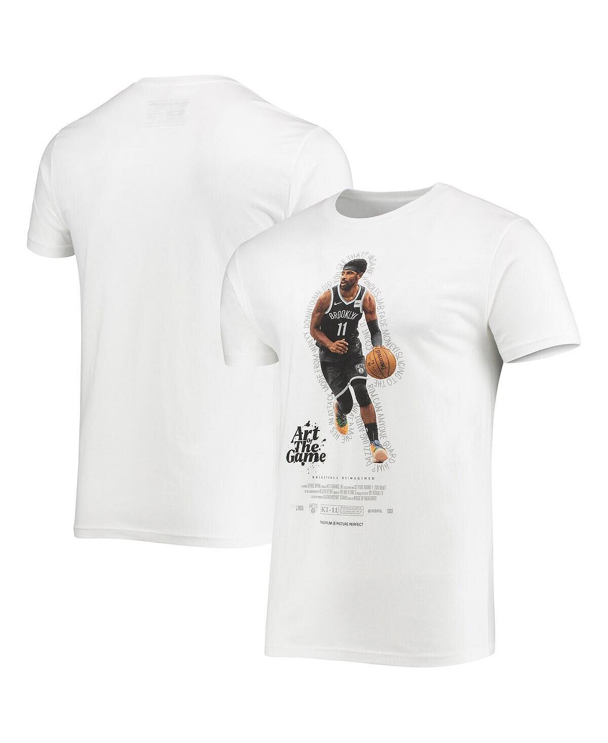 

Мужская футболка kyrie irving white brooklyn nets check the credits player House of Highlights, белый