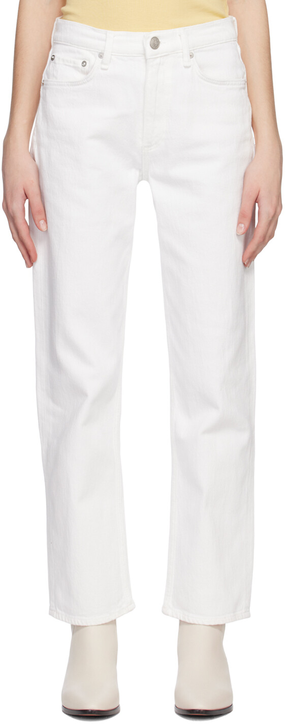

Белые джинсы Харлоу rag & bone