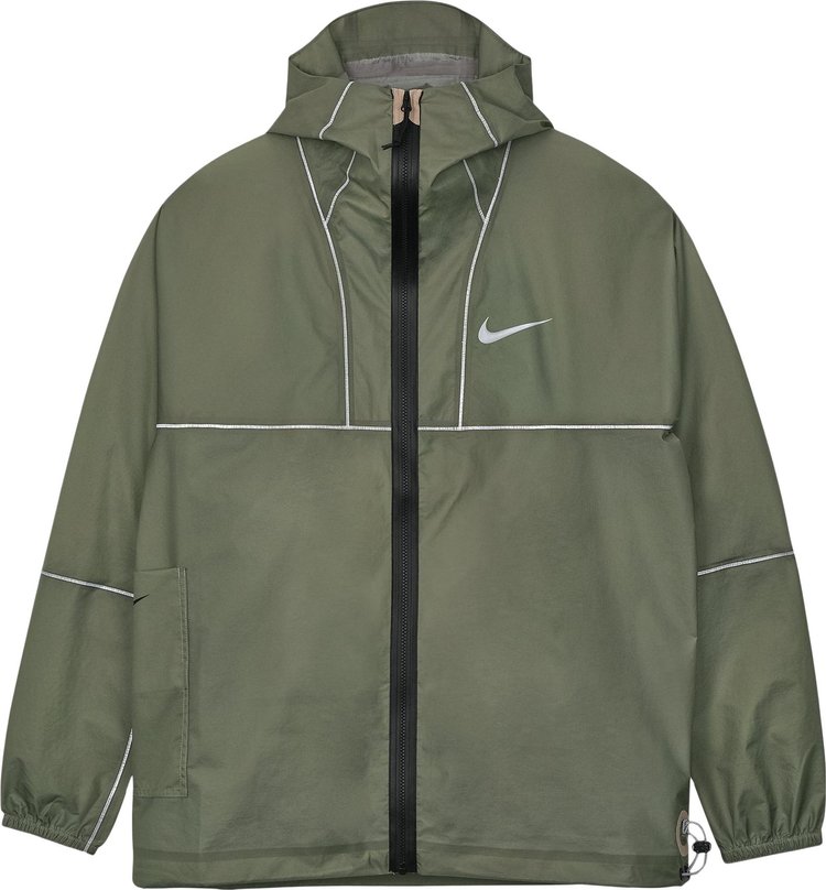 

Куртка Nike M NRG iSPA Packable Jacket 'Light Army/Black', зеленый