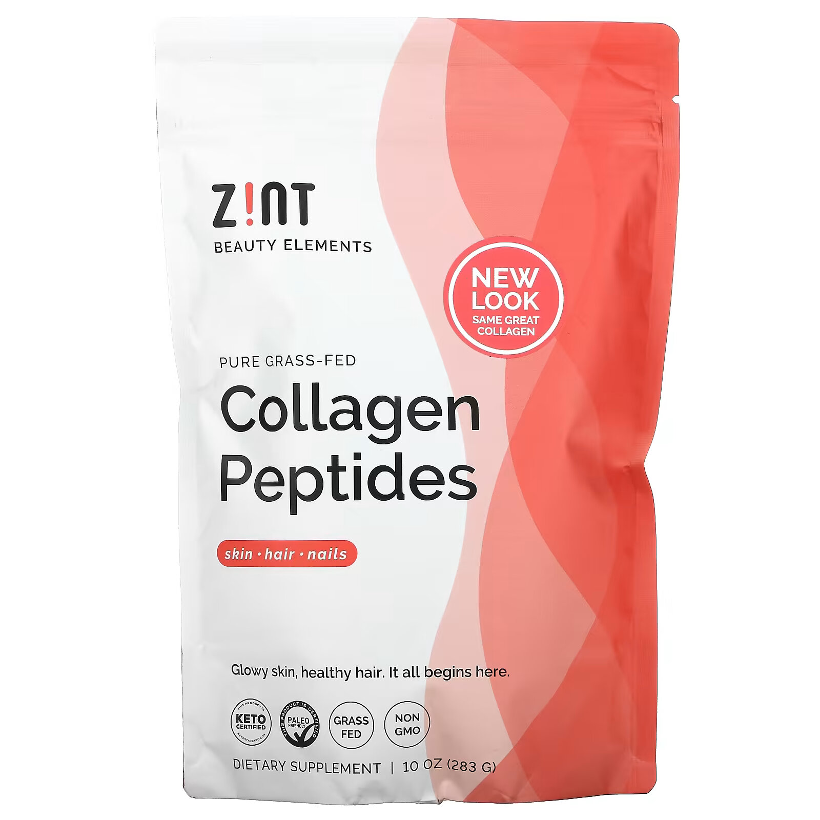 цена Zint, экологически чистые пептиды коллагена от животных травяного откорма, 283 г (10 унций)