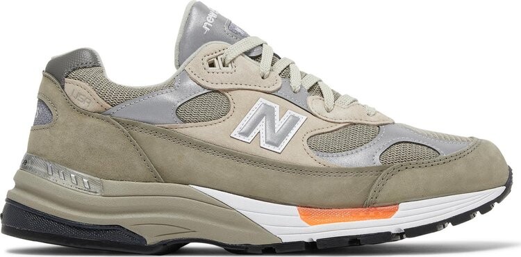 

Кроссовки New Balance WTAPS x 992 Made in USA 'Olive Drab', зеленый