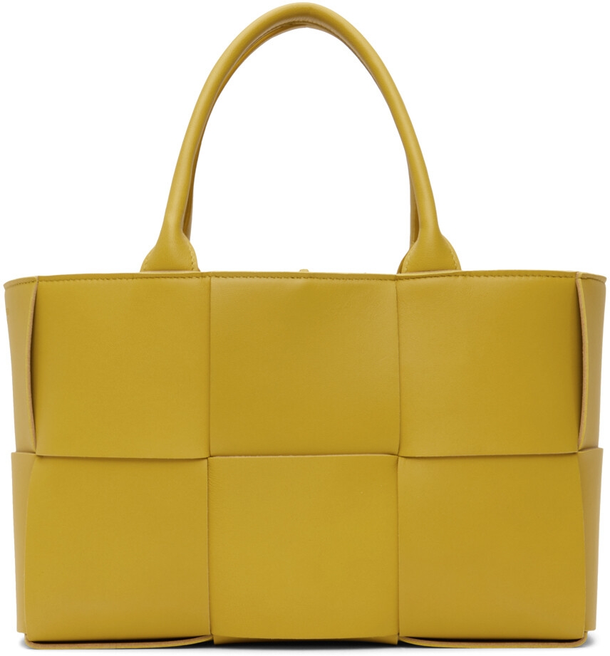 

Желтая большая сумка Arco Bottega Veneta