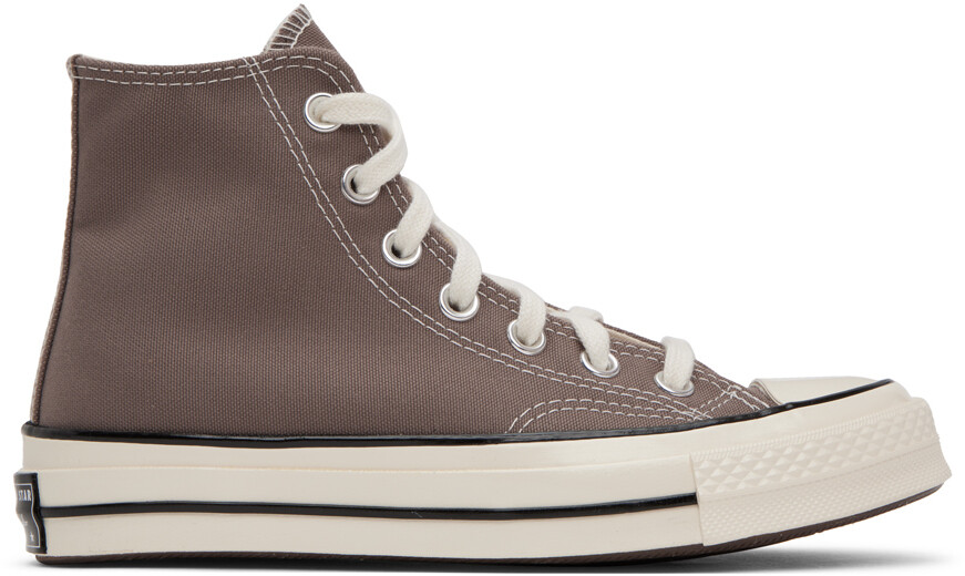 

Серо-коричневые кроссовки Chuck 70 Hi Converse, Коричневый