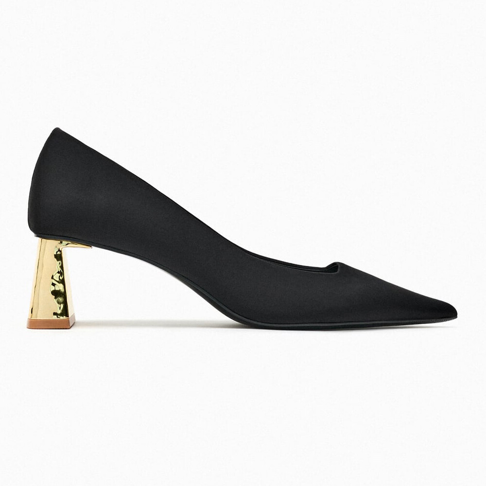 

Туфли на высоком каблуке Zara, черный