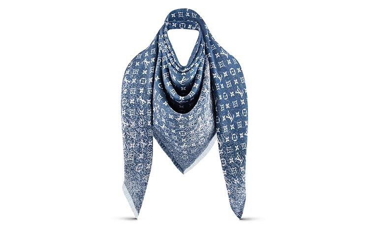 

LOUIS VUITTON Шаль унисекс, Denim