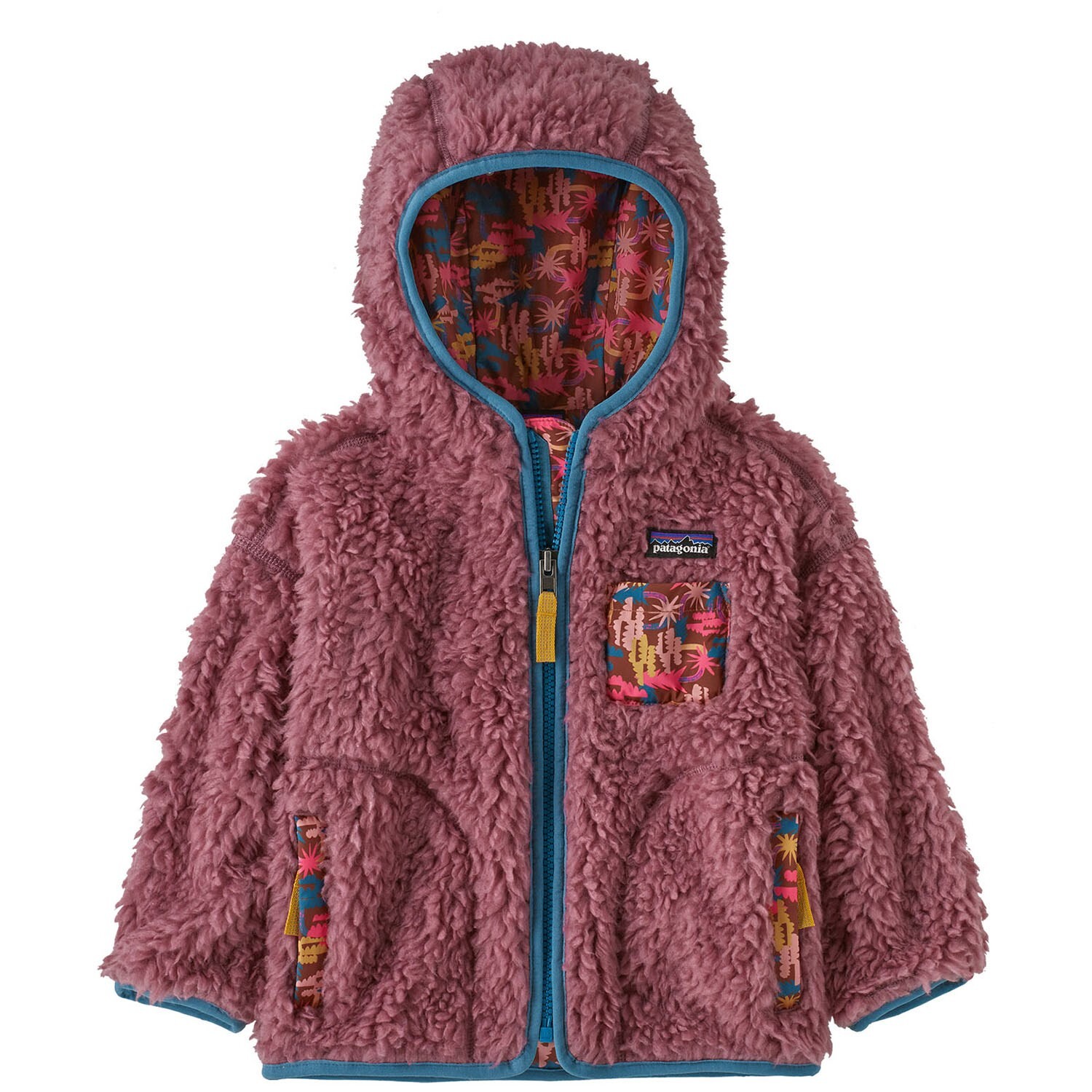 

Толстовка Patagonia RetroX для малышей, розовый
