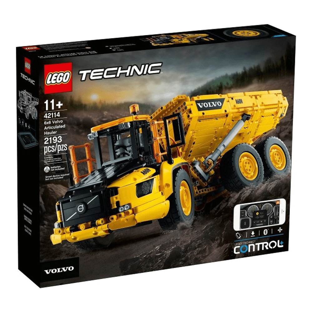 Конструктор LEGO Technic 42114 сочлененные самосвалы Volvo (6x6)