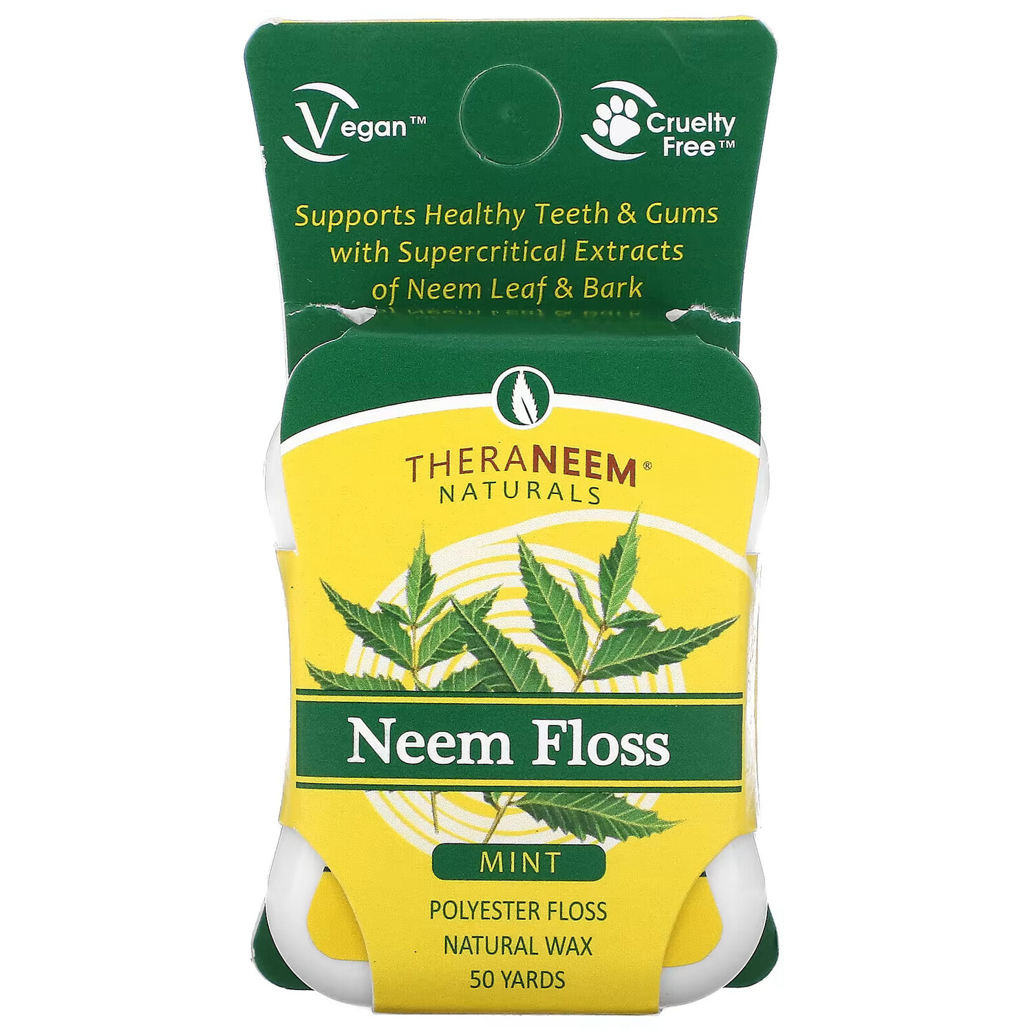 

Organix South, TheraNeem Naturals, Нить с нимом, Мята, 50 ярдов (45,72 м)