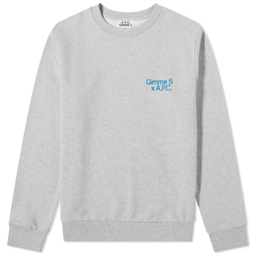 

Толстовка A.P.C. X Gimme Five Michele Crew Sweat, Серый