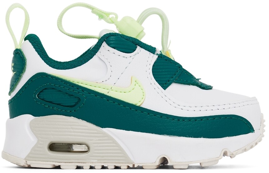 

Детские зелено-белые кроссовки Air Max 90 Toggle Nike