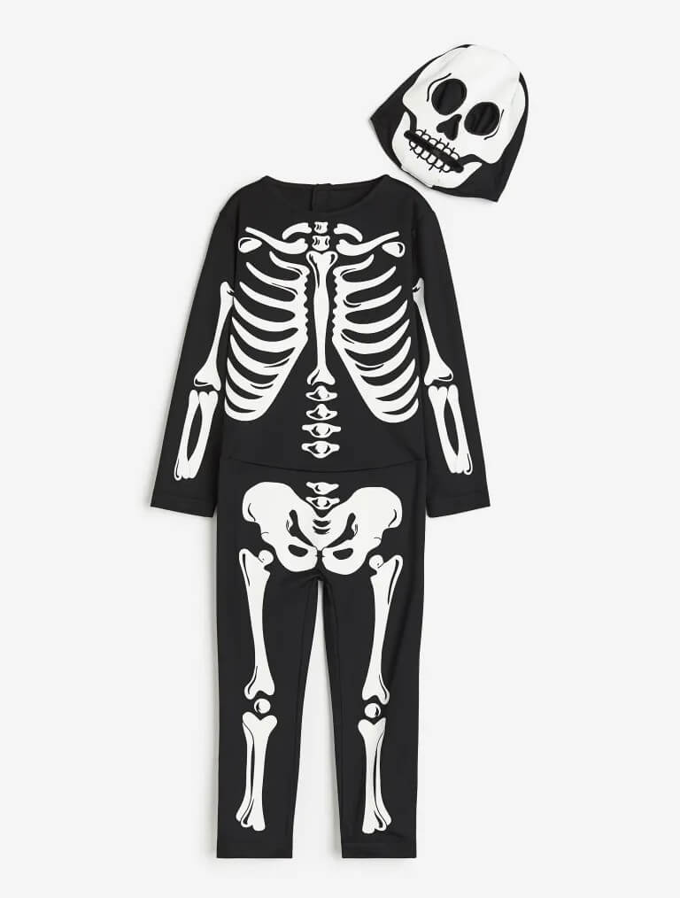 

Карнавальный костюм H&M Skeleton, черный/белый