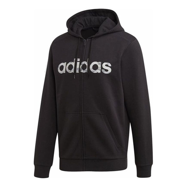 

Куртка Adidas Athleisure Casual Sports hooded Zipper Black, Черный