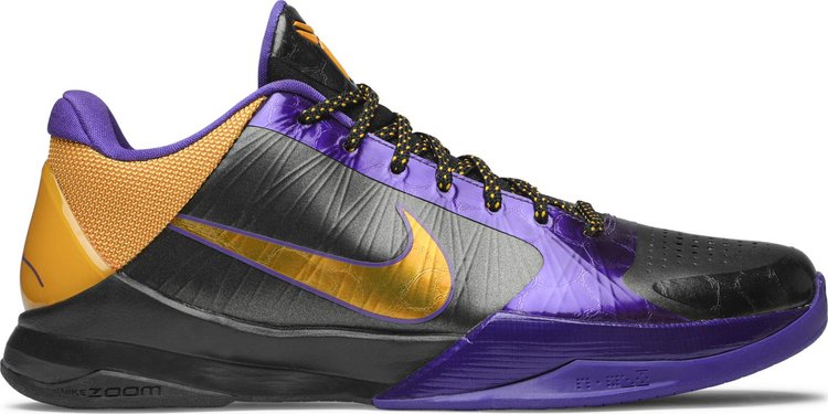 Кроссовки Nike Zoom Kobe 5 'Lakers Away', черный - фото