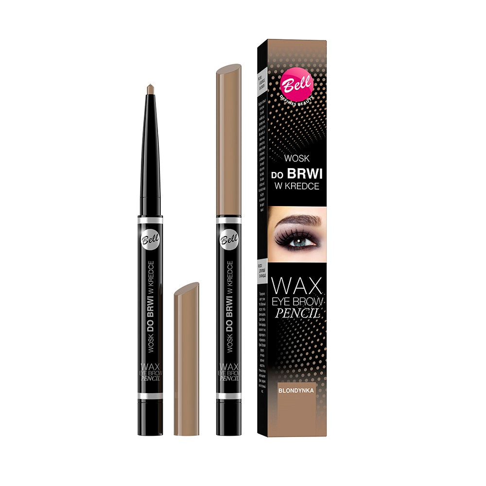 Bell Wax Eyebrow Pencil воск для бровей в карандаше 01 Блонд 12мл восковой карандаш для бровей ekkobeauty