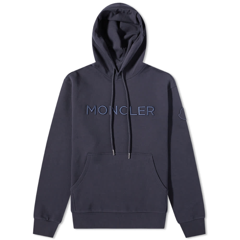 

Толстовка Moncler Logo Drawstring Popover Hoody, Серый