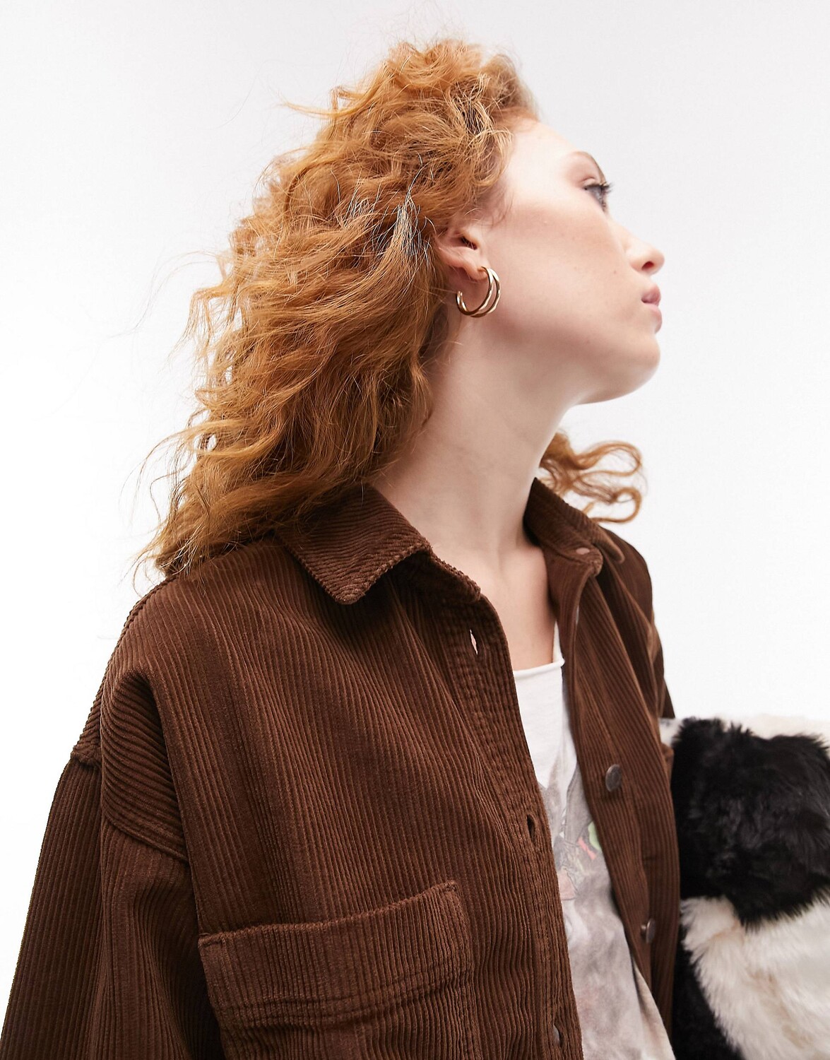 

Коричневая джинсовая куртка Topshop