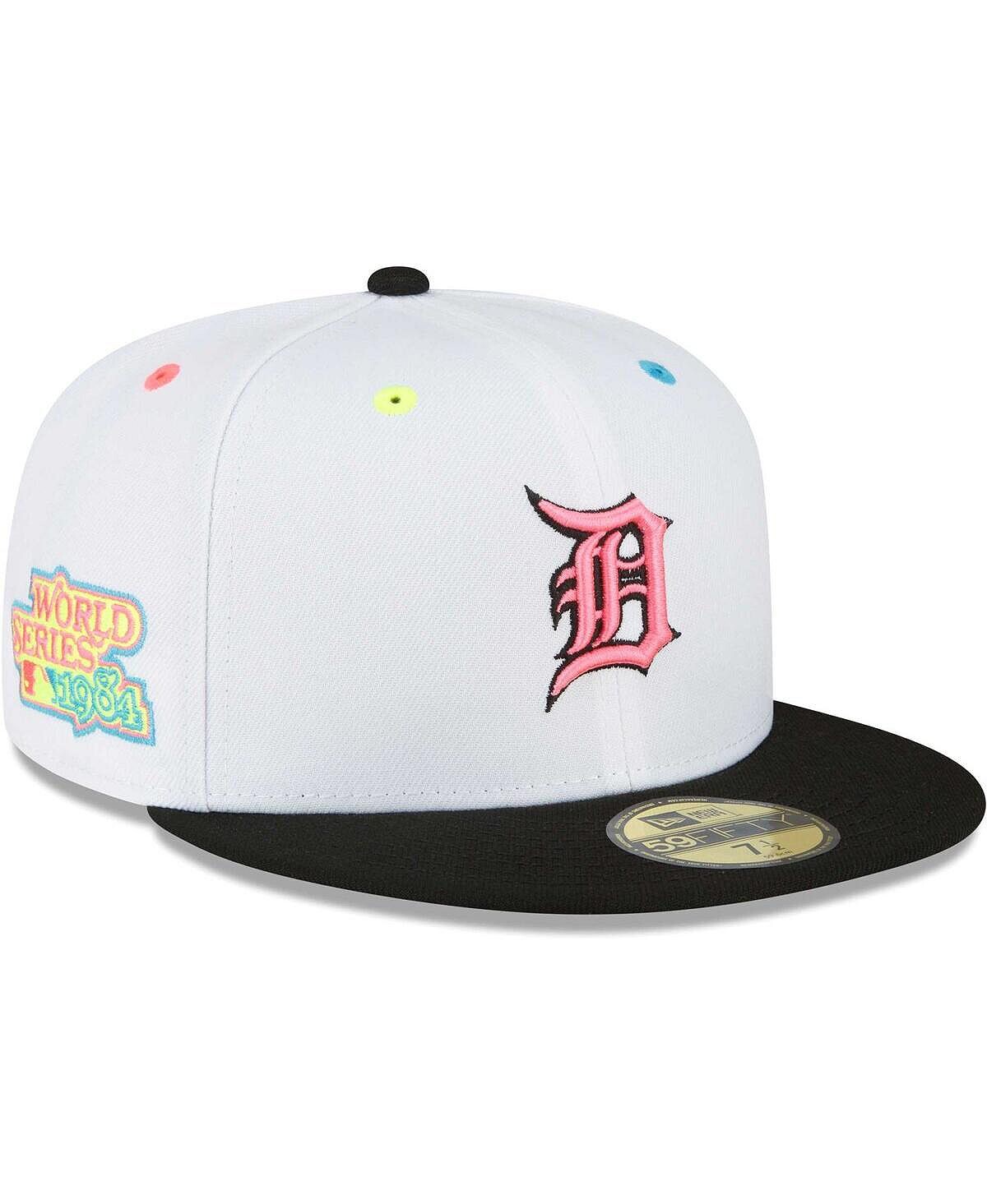 

Мужская белая приталенная шляпа Detroit Tigers Neon Eye 59FIFTY New Era