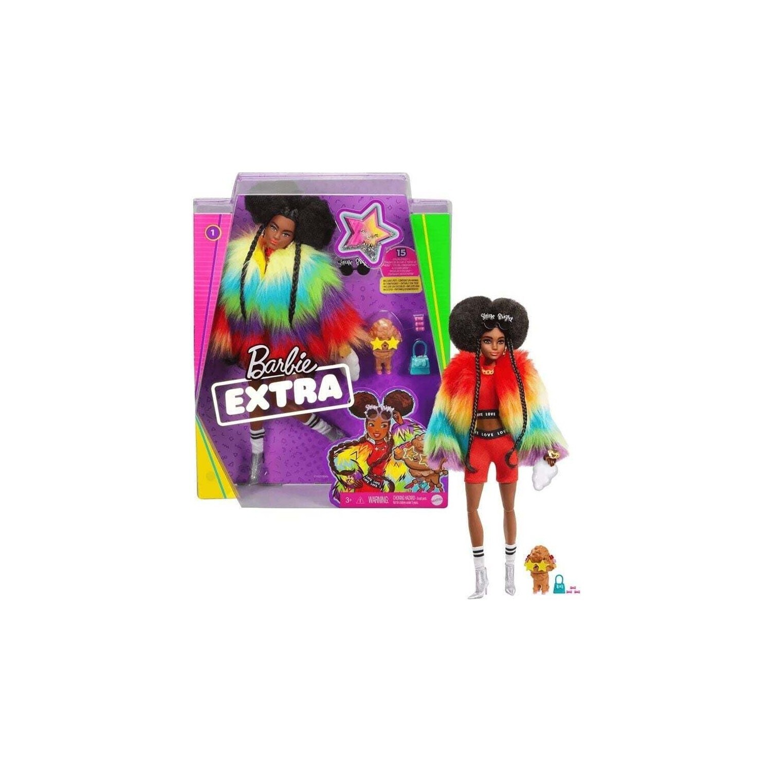 

Кукла Barbie в экстрацветном жакете