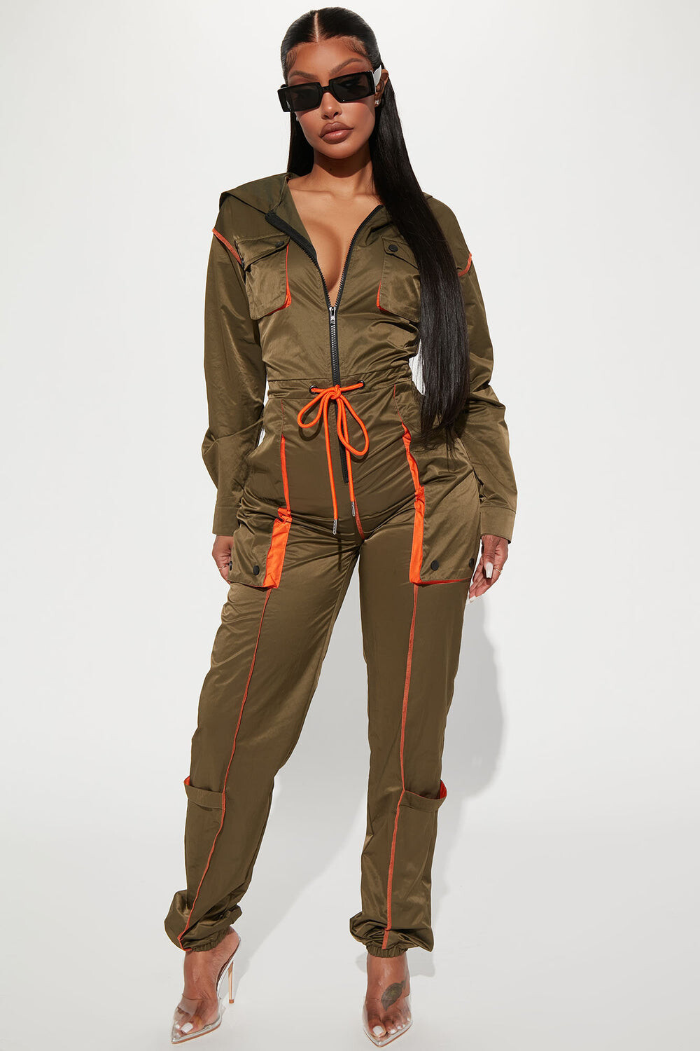 

Комбинезон Fashion Nova HJ3112N, оливковый