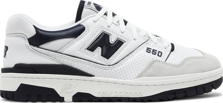 Кроссовки New Balance 550 'White Navy', белый - фото