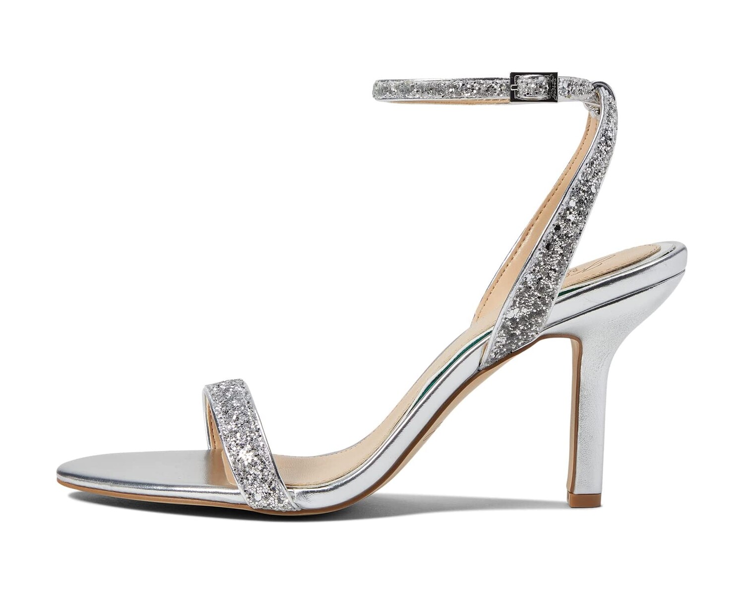 

Туфли на каблуках Ojai II Jewel Badgley Mischka, серебро