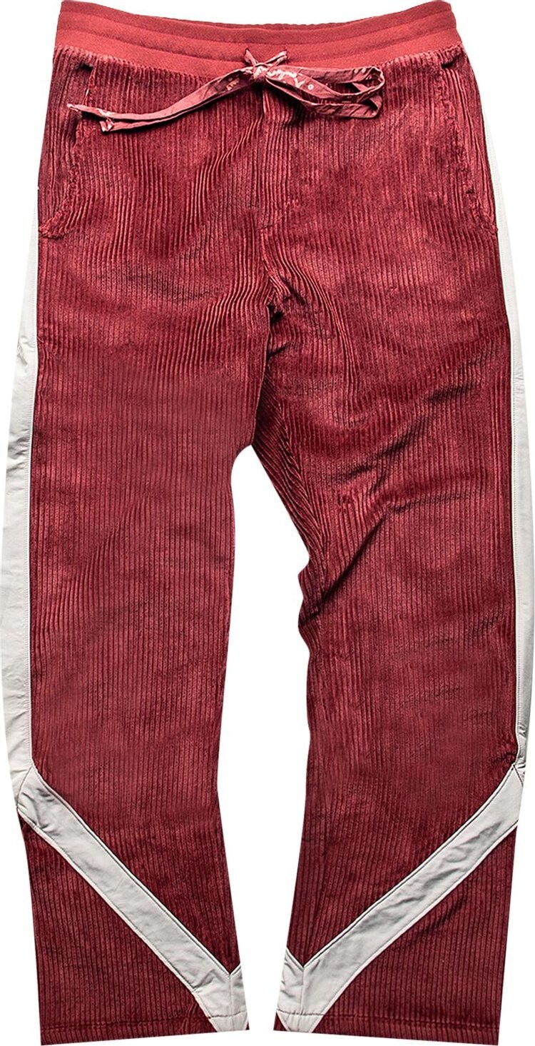 

Брюки Rhude Corduroy Track Pant 'Maroon', красный