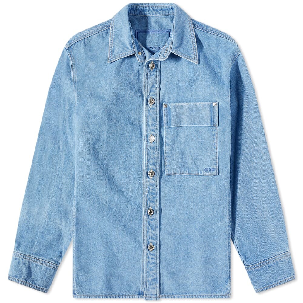 

Рубашка Wooyoungmi Back Logo Denim Shirt