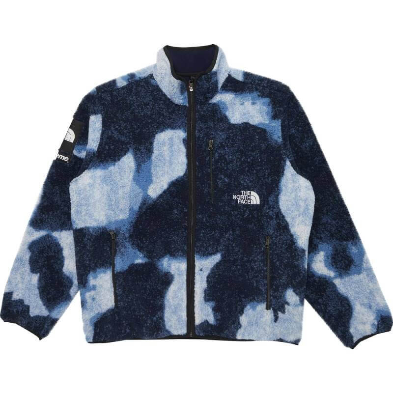 the north face printed fleece