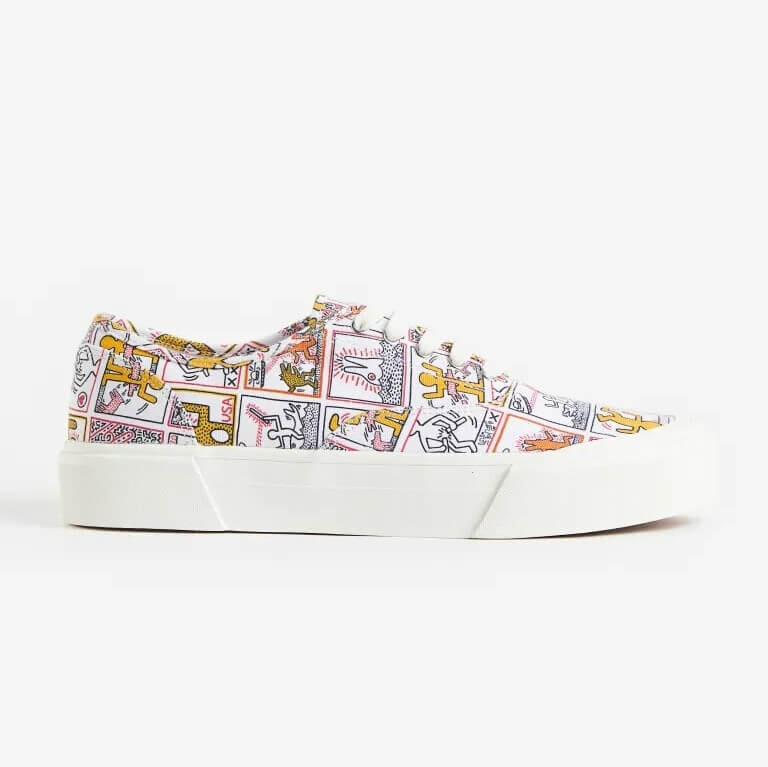 

Кеды H&M Keith Haring Patterned Canvas, мультиколор