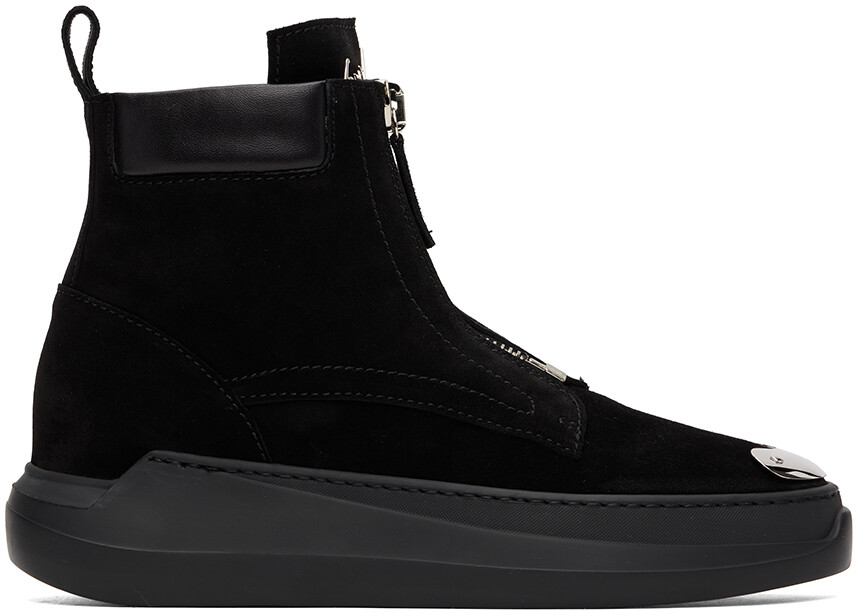 

Черные кроссовки из каштона Giuseppe Zanotti