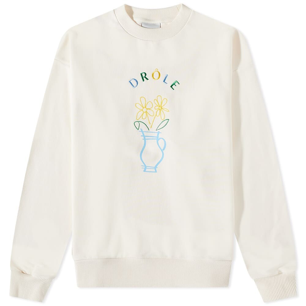 

Толстовка Drôle de Monsieur Vase Crew Sweat, Белый