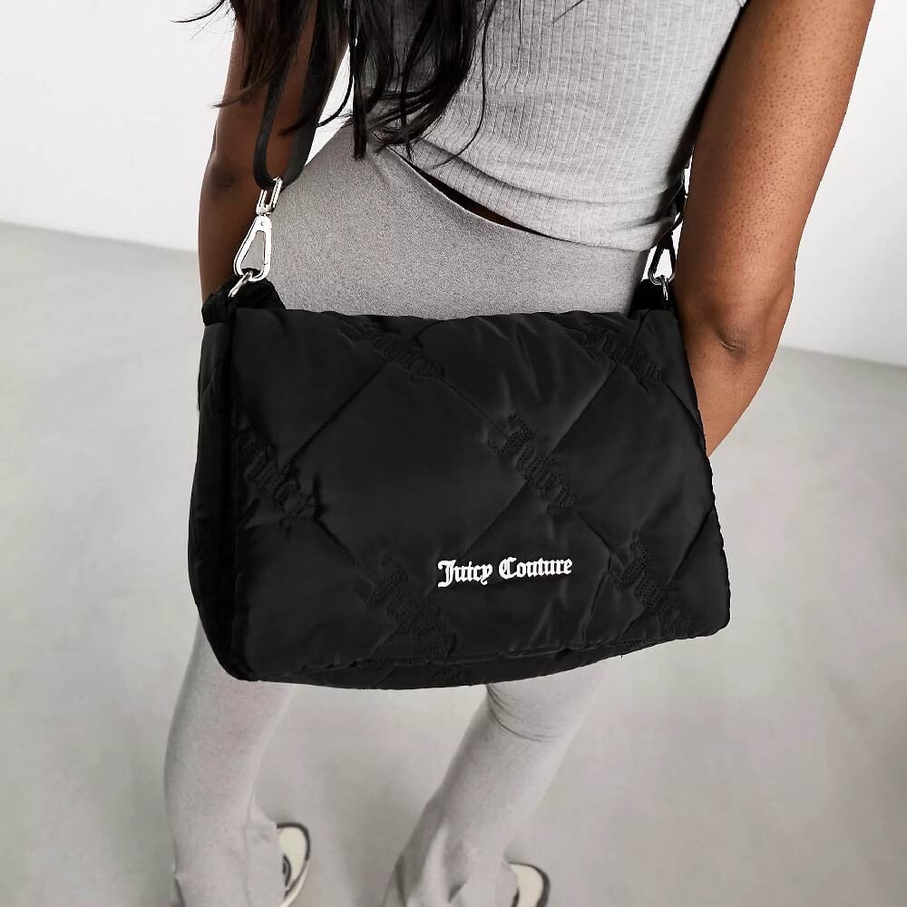 

Сумка Juicy Couture nylon quilted, черный