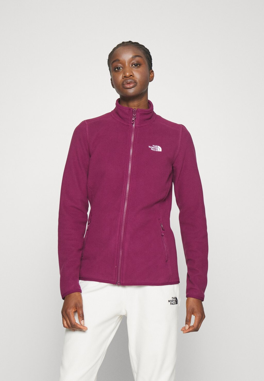 

Флисовая жилетка The North Face, бордовый, Красный