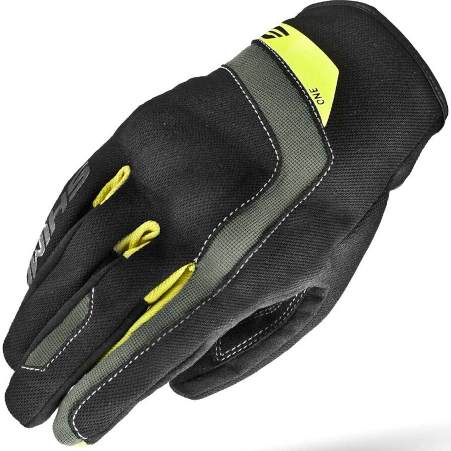 перчатки 100% черный желтый Перчатки SHIMA One с логотипом, черный/желтый