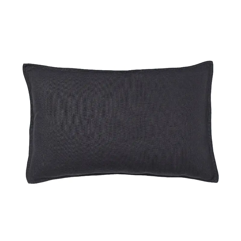 

Чехол для декоративной подушки H&M Home Washed Linen, черный